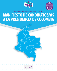2026-03-Marzo_ManifiestoCandidatosPresidencia Manifiesto de candidatos (as) a la presidencia de Colombia. Un mapa político bajo el título del documento
